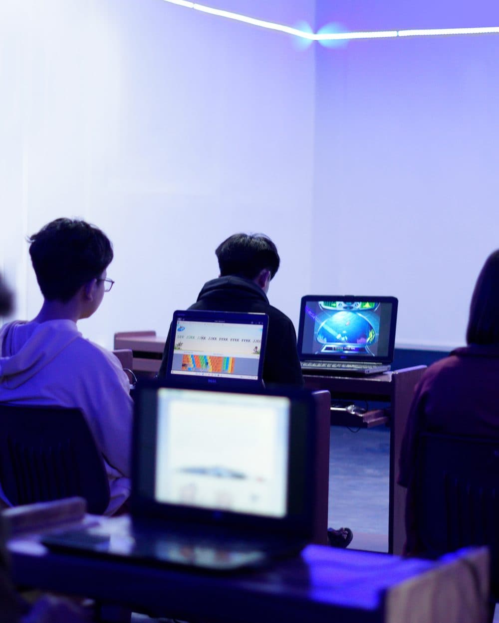Students learning at ECC Computer Training Centre